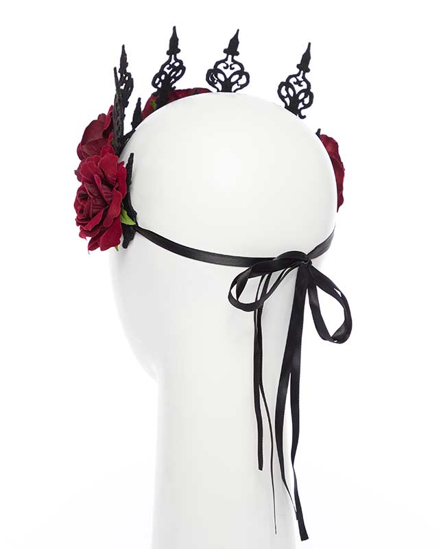 Dark Flower Queen Crown