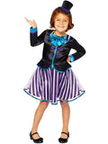 Dark Mad Hatter Girl - Child and Teen Costume