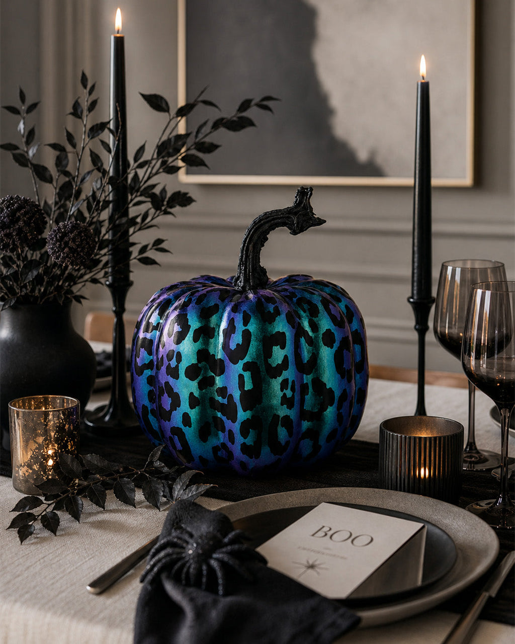 Purple Midnight Pumpkin - 17.5cm