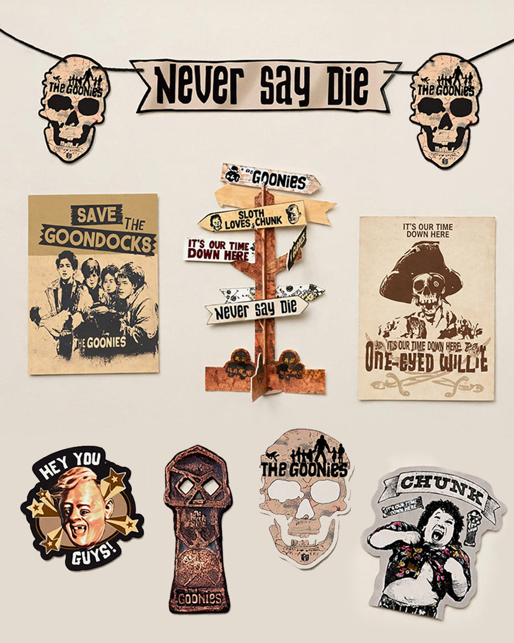 The Goonies Room Decorating Kit